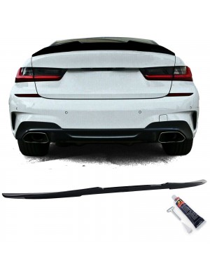Zadní křídlo, spoiler BMW 3 G20 - černý lesklý (ducktail)